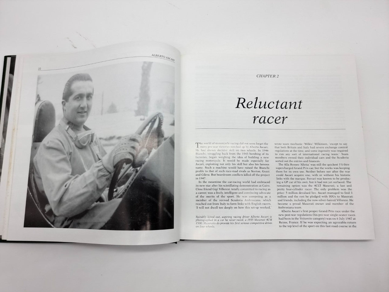 Alberto Ascari (Karl Ludvigsen, leatherbound, limited signed edition)