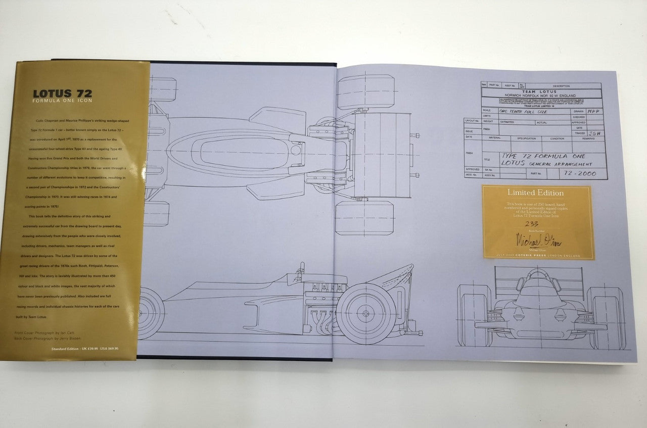 Lotus 72 Formula One Icon Publishers Edition (Signed, Limited Edition)