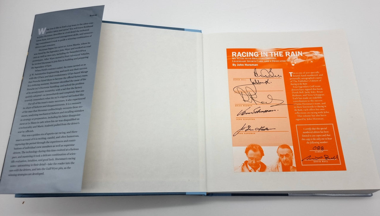Racing in the Rain Signed Publisher's Edition (John Horsman, 2006)