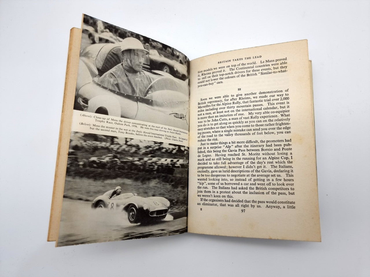 In The Track of Speed (Stirling Moss, 1st Edition 1957)