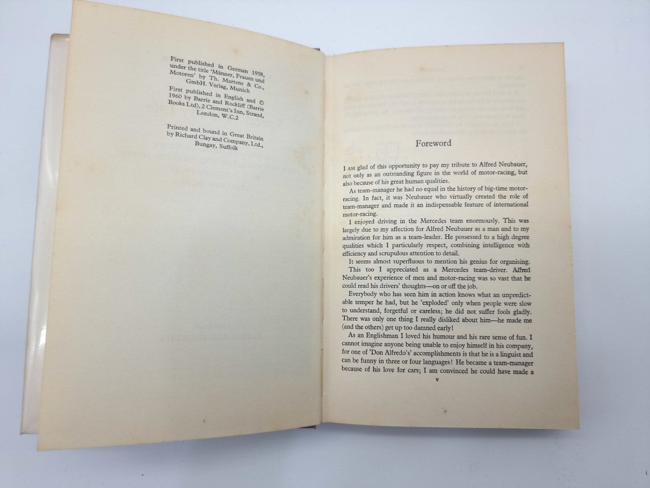 Speed Was My Life - Alfred Neubauer (1960)