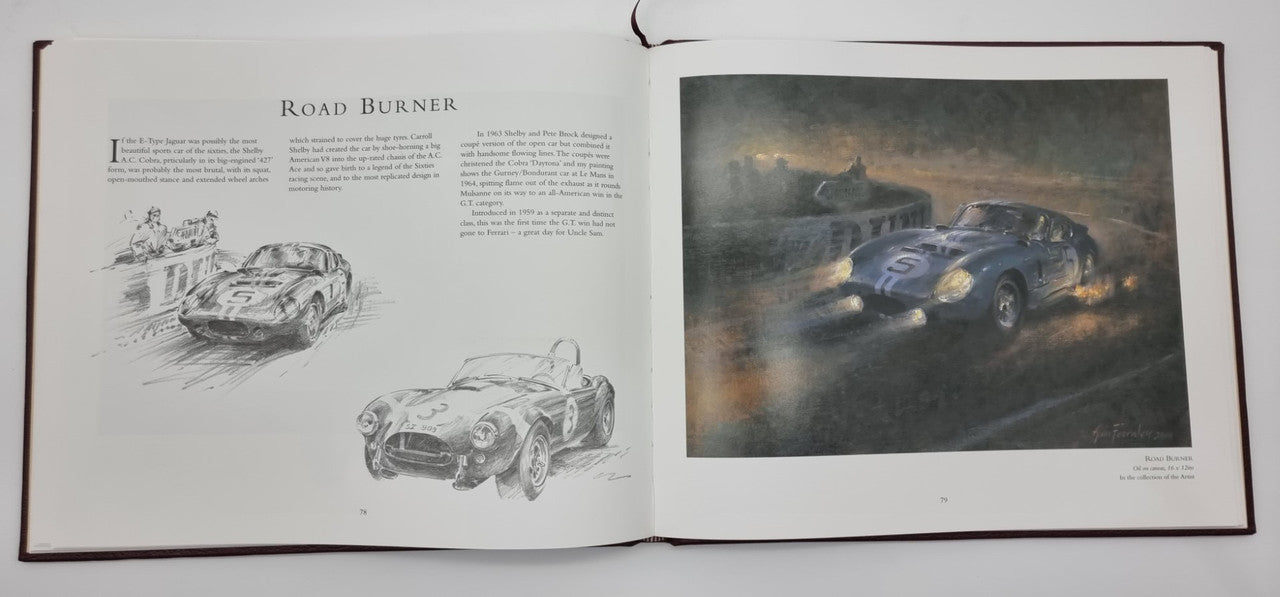 The Classic Car Paintings Of Alan Fearnley (Leatherbound, Signed, 2001) (1870586425)