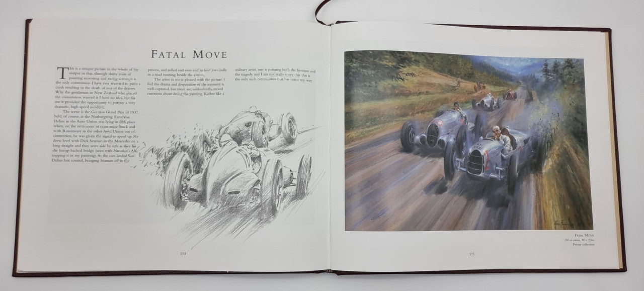 The Classic Car Paintings Of Alan Fearnley (Leatherbound, Signed, 2001) (1870586425)