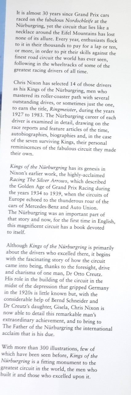 Kings of the Nurburgring - A History 1925 - 1983 (Chris Nixon, 2005)