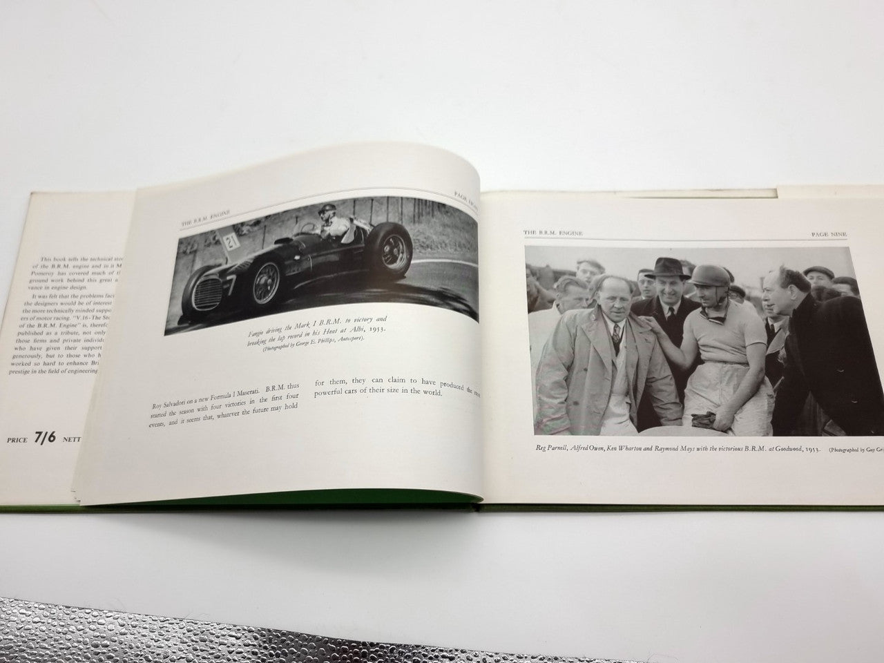 V16 Story of the BRM Engine (A.F. Rivers Fletcher, 1954 )