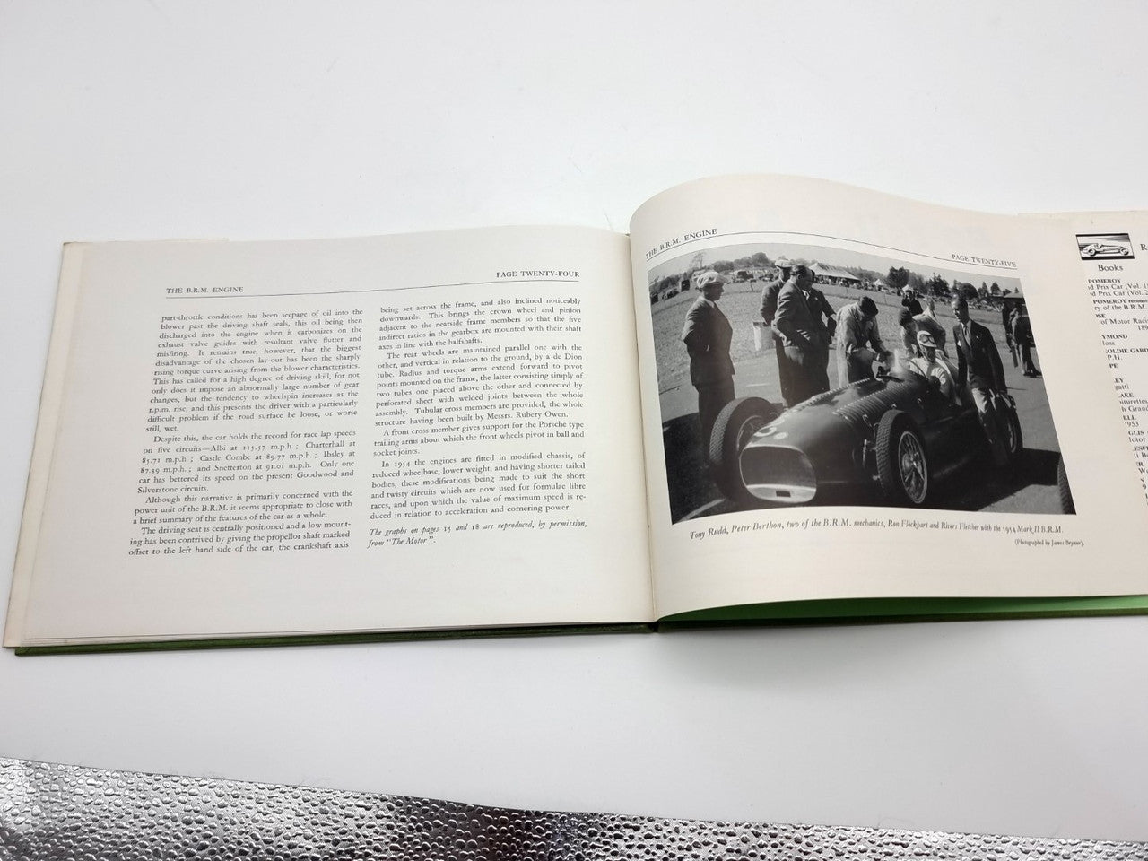 V16 Story of the BRM Engine (A.F. Rivers Fletcher, 1954 )