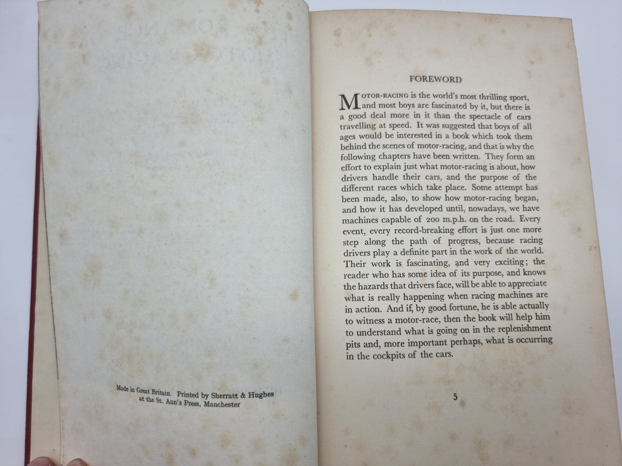 The Romance of Motor Racing (Sir Malcolm Campbell)