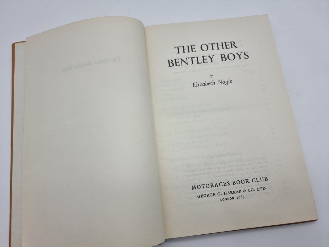 The Other Bentley Boys (Elizabeth Nagle, 1967)