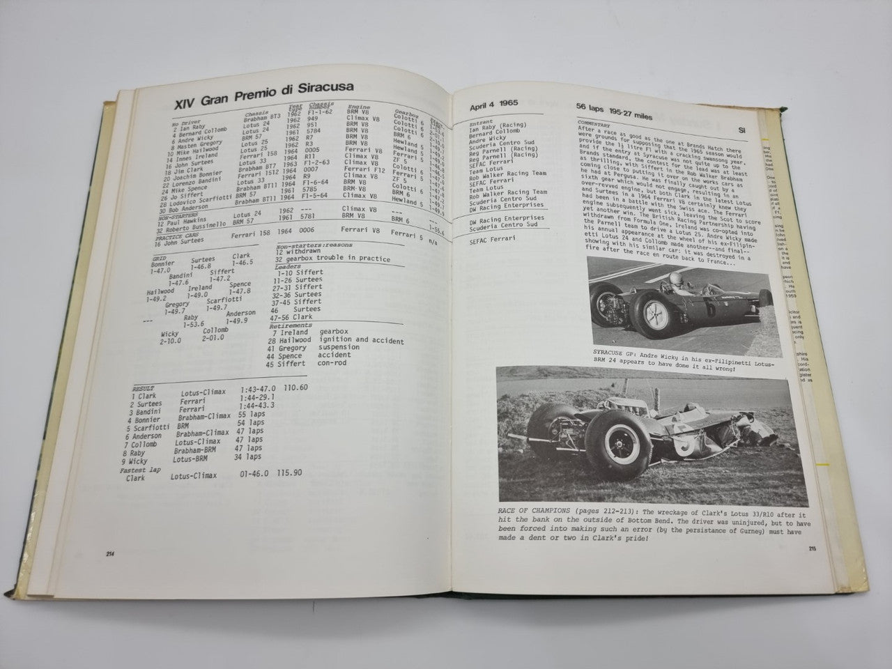Formula One Record Book (John Thompson, 1974)