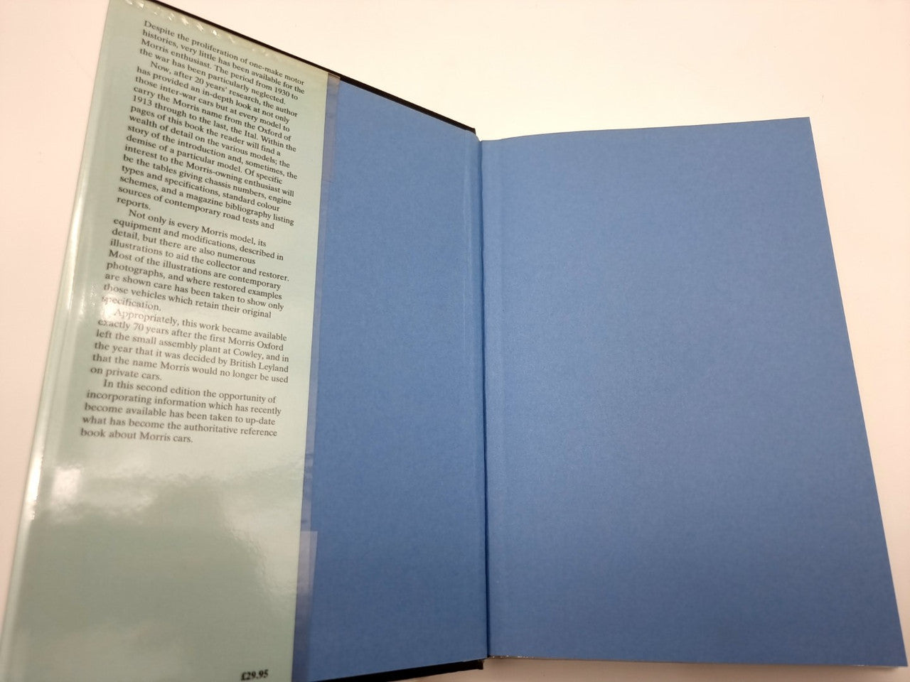 The Morris Motor Car 1913 - 1983 (Harry Edwards, 1997 Signed)