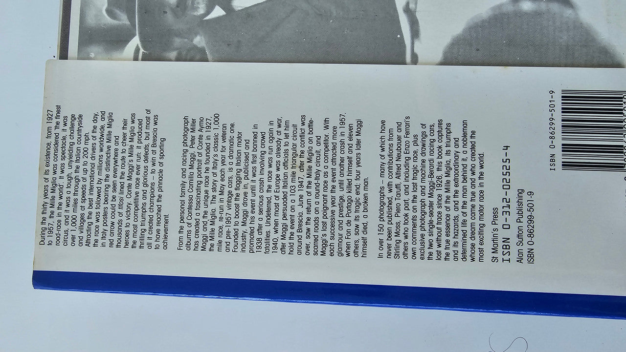 Closed book back cover with bar code and dense printed text
