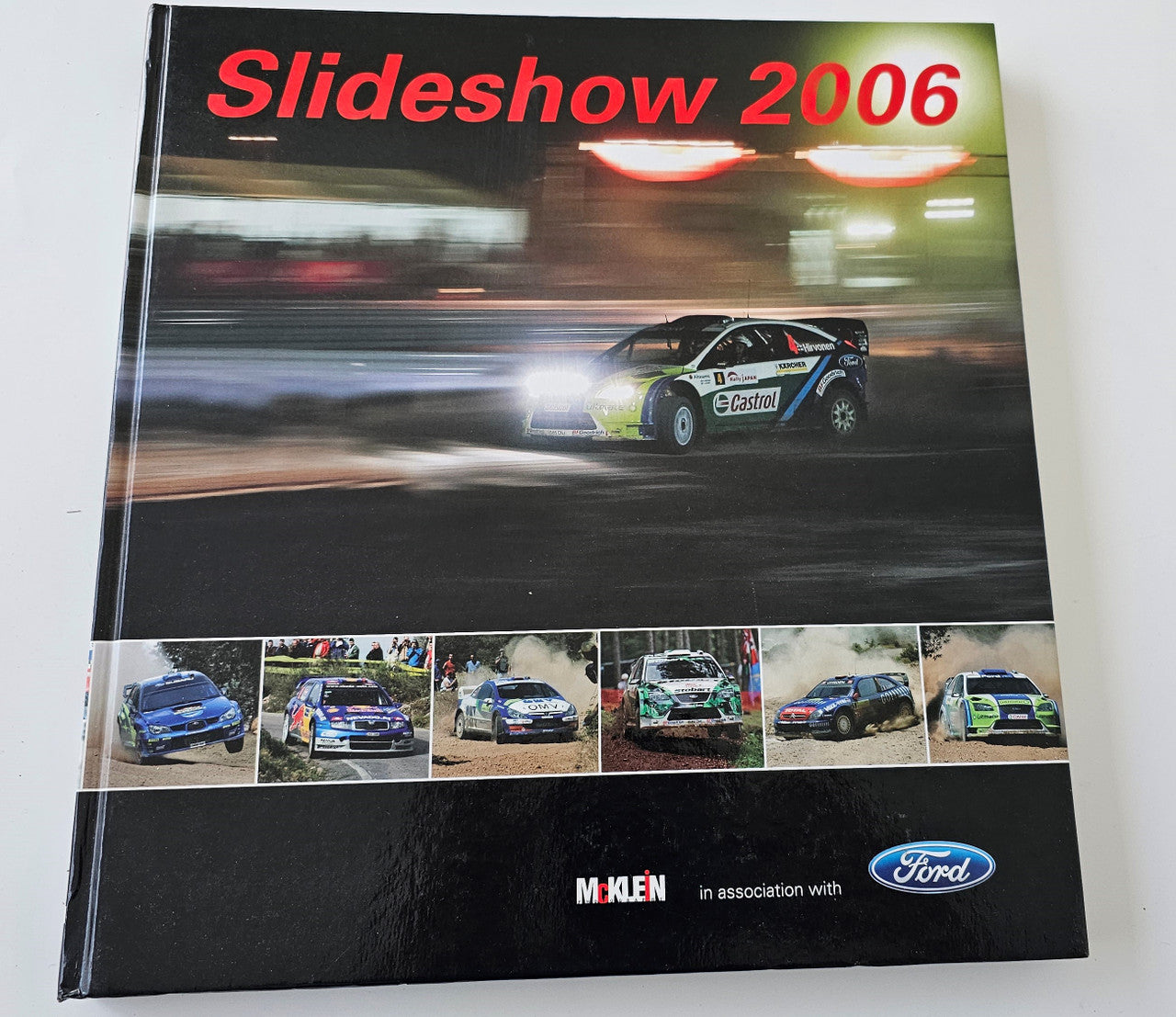 Racing DVD cover with Slideshow 2006 title and sports car collage