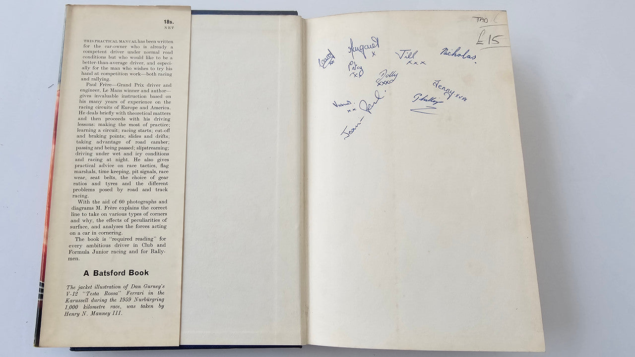 Open book spread with printed text and handwritten notes on right page
