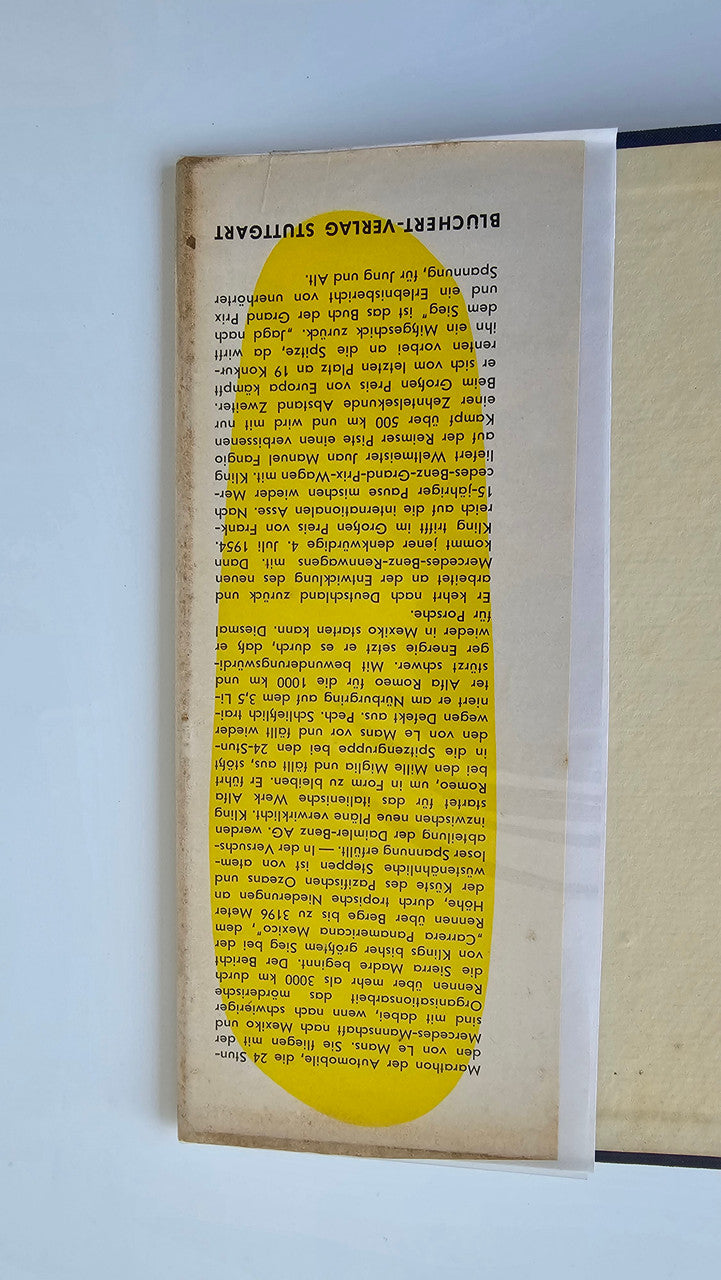 Chasing Victory book page with dense printed text and a yellow highlighted block