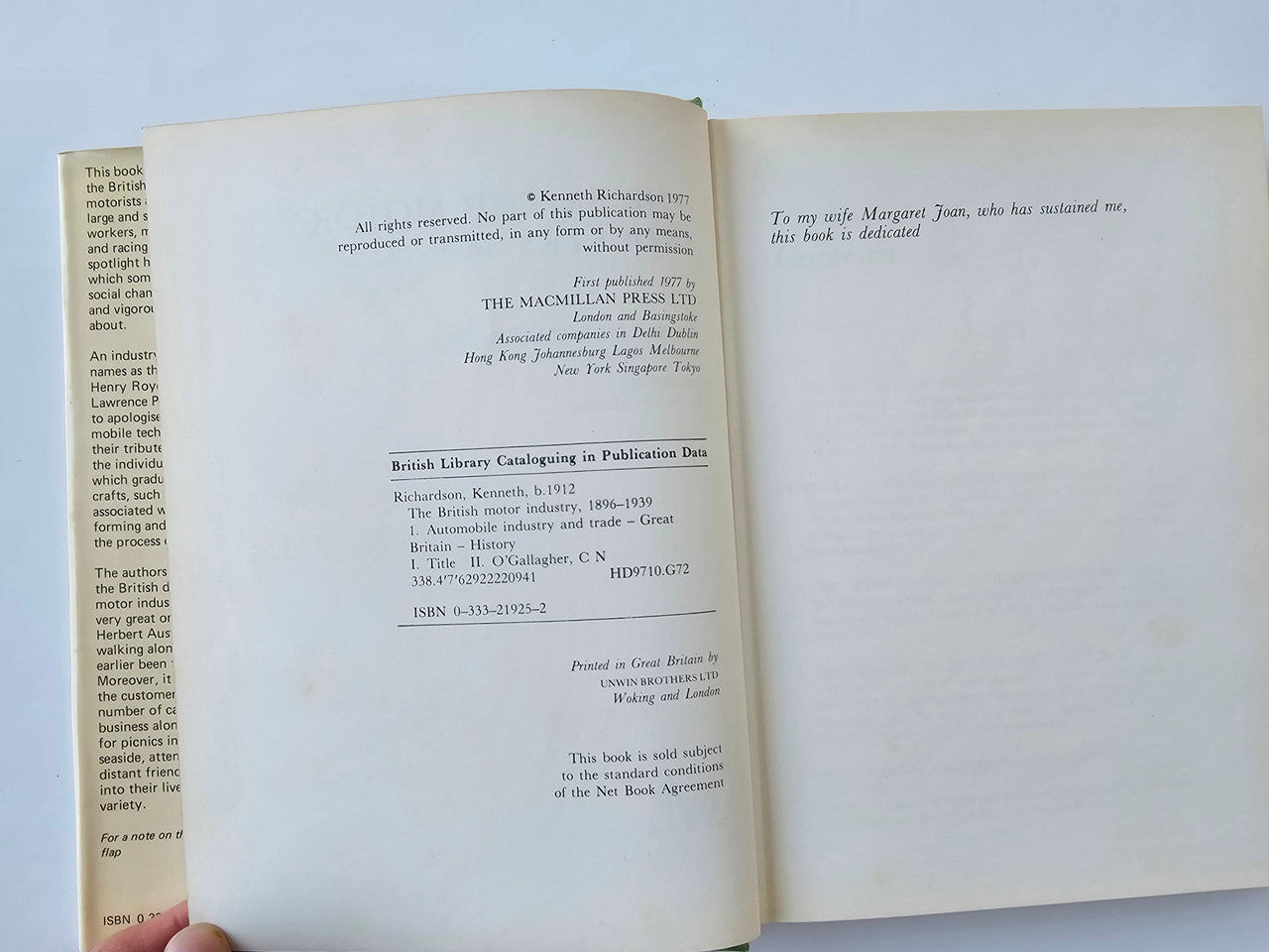 Book title/copyright page with publication data and ISBN