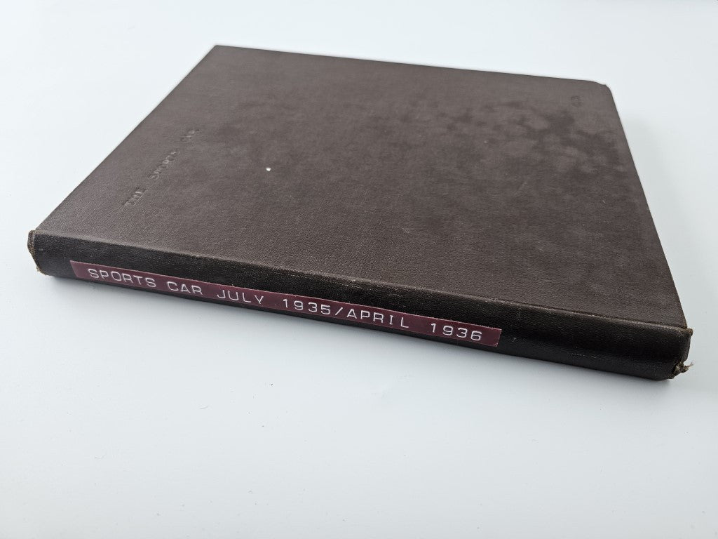 Sports Car Magazine July 1935 / April 1936 Bound