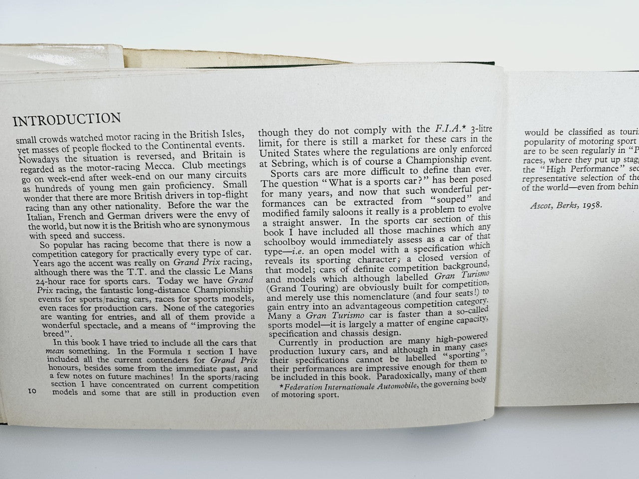 Open book showing two “INTRODUCTION” pages with dense paragraphs of printed text