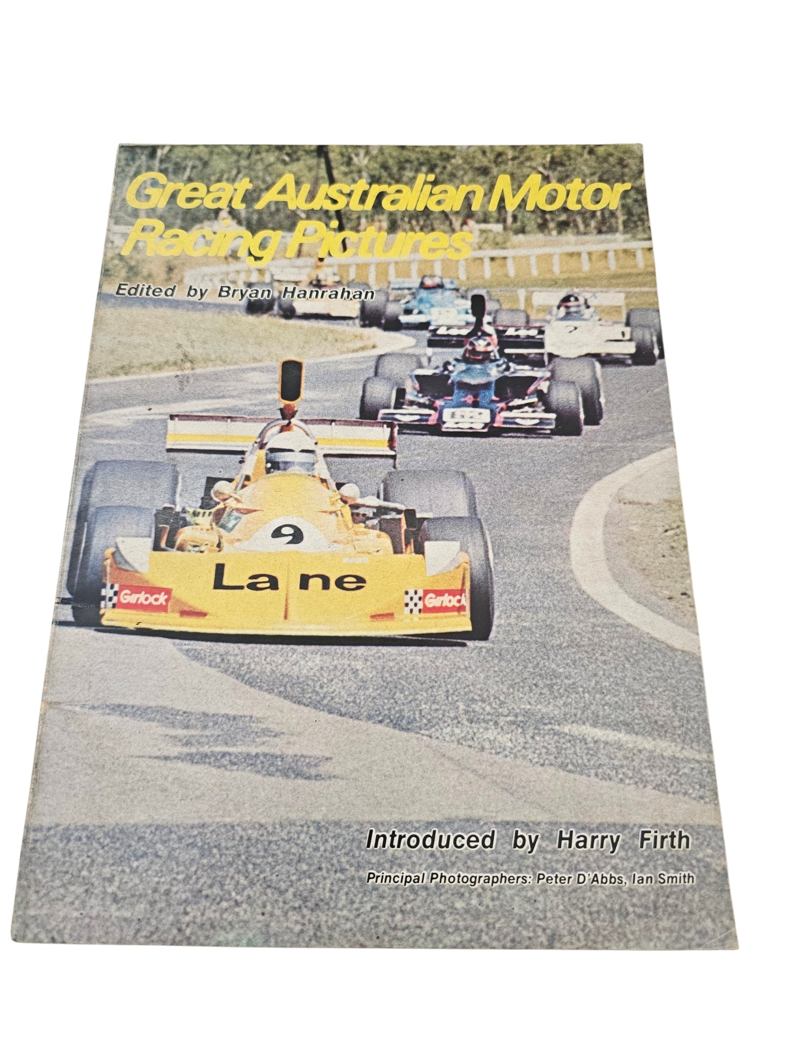 Great Australian Motor Racing Pictures (Briand Hanrahan, 1976) book cover