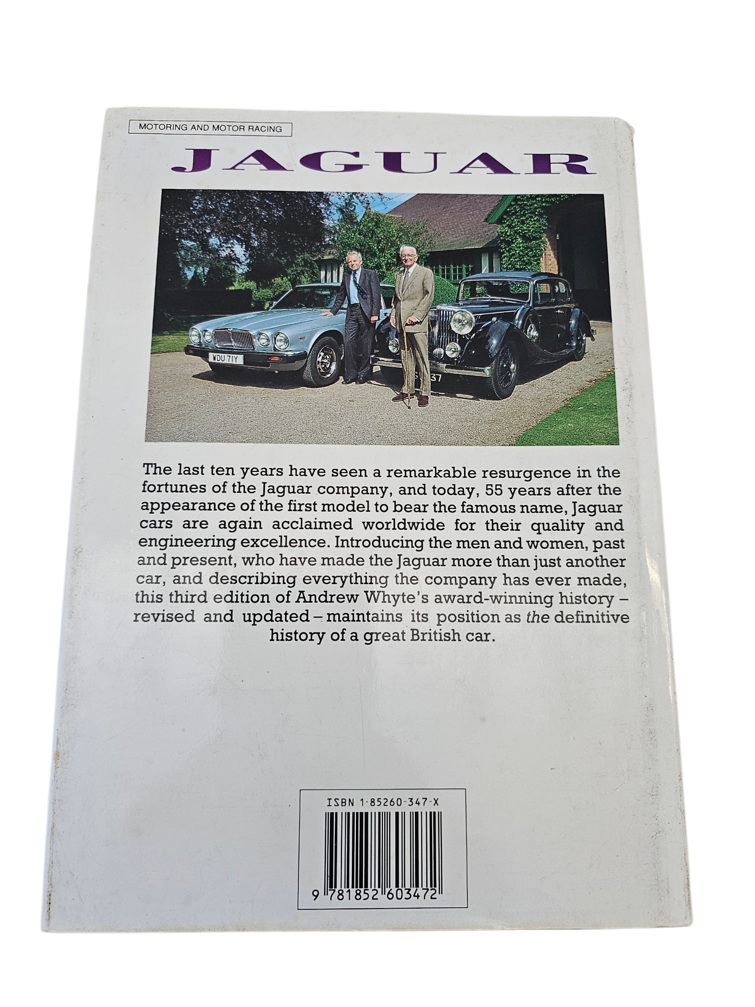 Jaguar - The Definitive History (Andrew Whyte, 1990, 3rd Ed.)