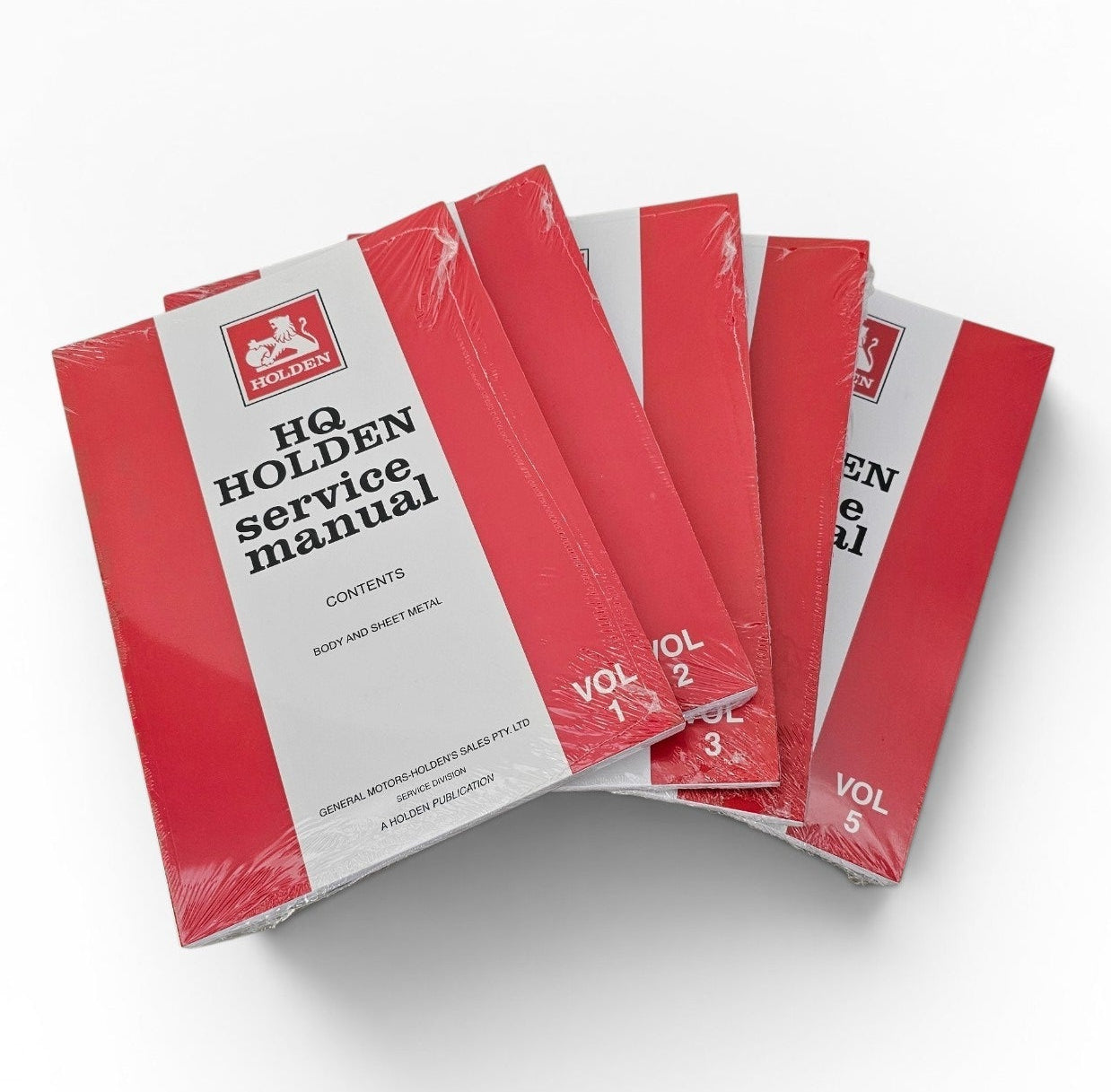 Holden HQ 1971 - 1974 Service Manual (5 Volume Set)