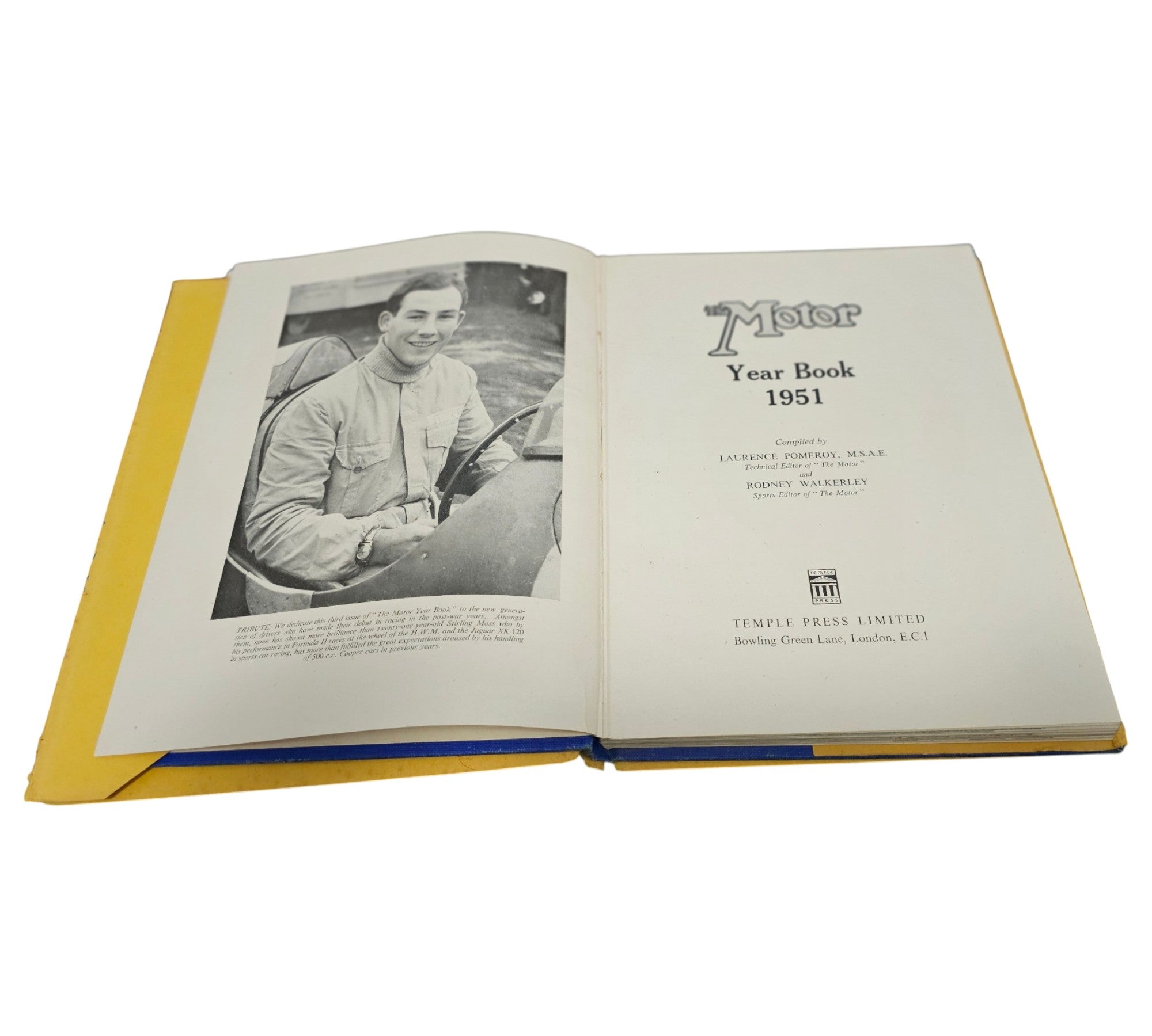 The Motor Year Book 1951 — Pomeroy & Walkerley | Rare Vintage Automotive Annual
