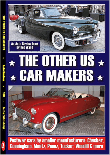 Postwar car review book cover with photos and title 'The Other US Car Makers'
