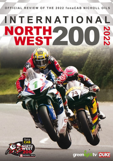 Motorsport DVD cover: International North West 200 2022 official review, race bikes
