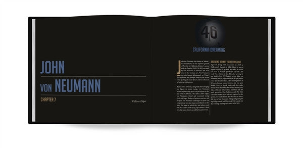 Open book spread with CHAPTER 7 and name John von Neumann on left