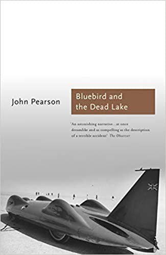 Book cover with title Bluebird and the Dead Lake and black-and-white airplane crash