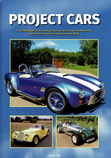 Blue classic convertible sports car with white interior, front three-quarter view