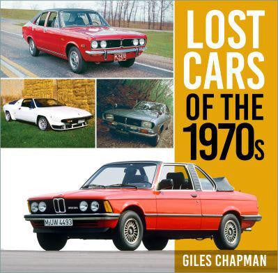 Book cover featuring a red 1970s classic car