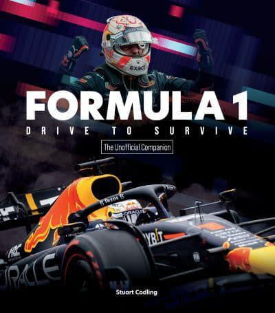 Formula 1 Drive to Survive unofficial companion book cover with driver and F1 car