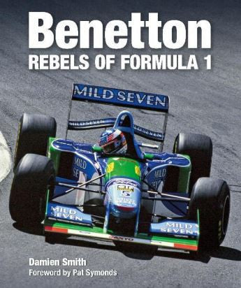 Motorsport book with Formula 1 car on Benetton Rebels of Formula 1 cover