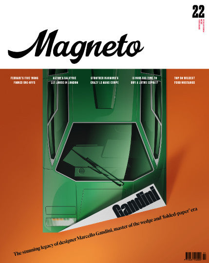 Magneto magazine issue 22 cover with bold logo and abstract green artwork