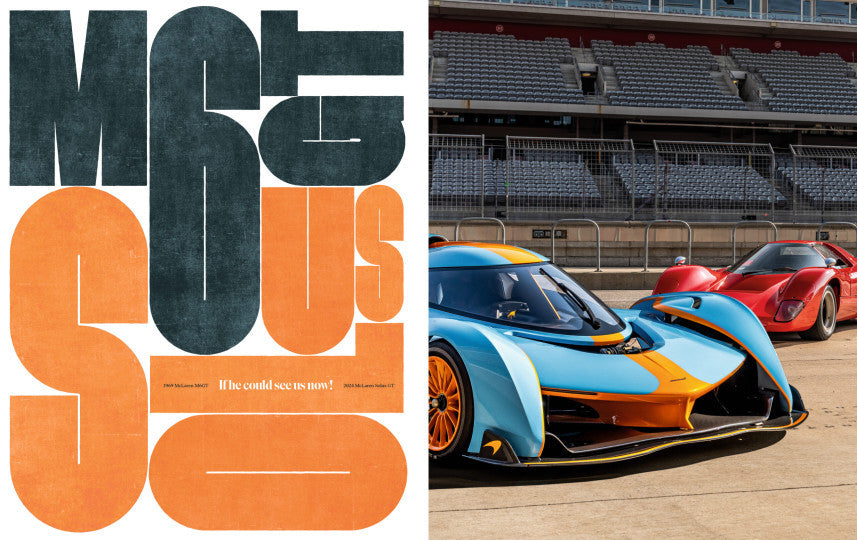 Magneto magazine issue cover with bold "MOTOR" graphics and multicolor race cars