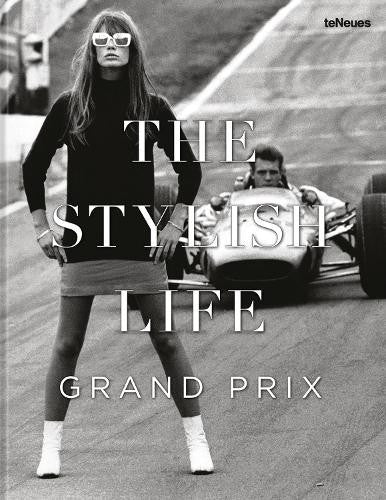 Fashion photo book cover with black-and-white model and 'THE STYLISH LIFE' title text