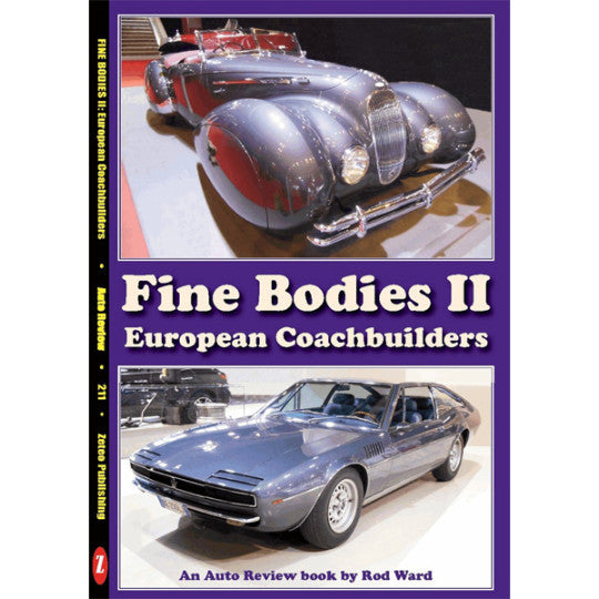 Auto Review book cover with classic cars and title Fine Bodies II.