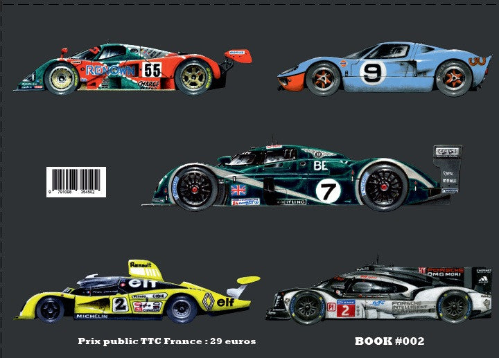 Racing Cars: 100 Cars in Profile - Le Mans History & Art Book