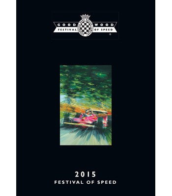 Goodwood Festival of Speed 2015 DVD cover with checkered logo and racing car art