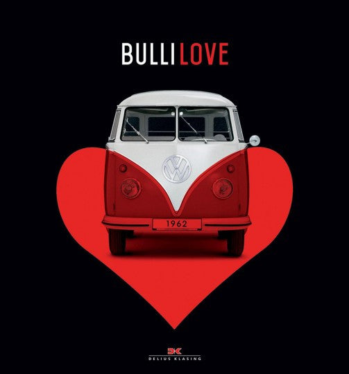 Volkswagen Transporter Bulli Love graphic with red heart and white van