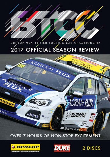 BTCC 2017 Official Season Review (2 Disc) 473 Mins DVD