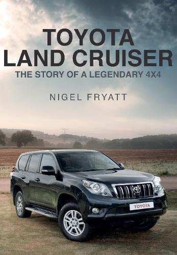 Book cover featuring a dark green Toyota Land Cruiser and the title lettering.