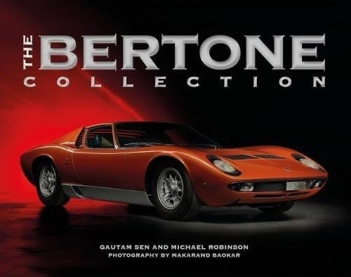 Bertone Collection vintage orange two-door sports car with open grille and headlights