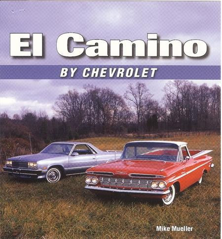 El Camino by Chevrolet album cover with red and blue classic cars