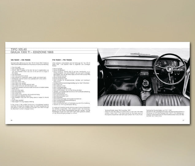 Alfa Romeo Tipo 105 RHD - Right Hand Drive (Patrick Dasse) (9783871660962)