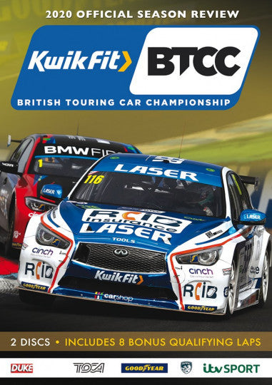 BTCC 2020 Official Season Review (2 Disc) DVD (5017559133931)