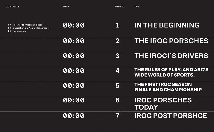 The IROC Porsches (Matt Stone) (The International Race of Champions, Porsche's 911 RSR, and the Men Who Raced Them)