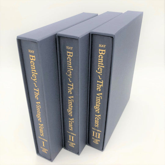 Bentley - The Vintage Years (Third Edition - 3 Volumes, Signed By Clare Hay, 2015)