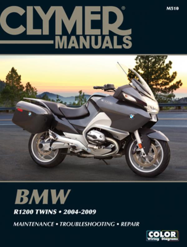 Clymer workshop manual cover for BMW R1200 Twins 2004–2009, maintenance and repair