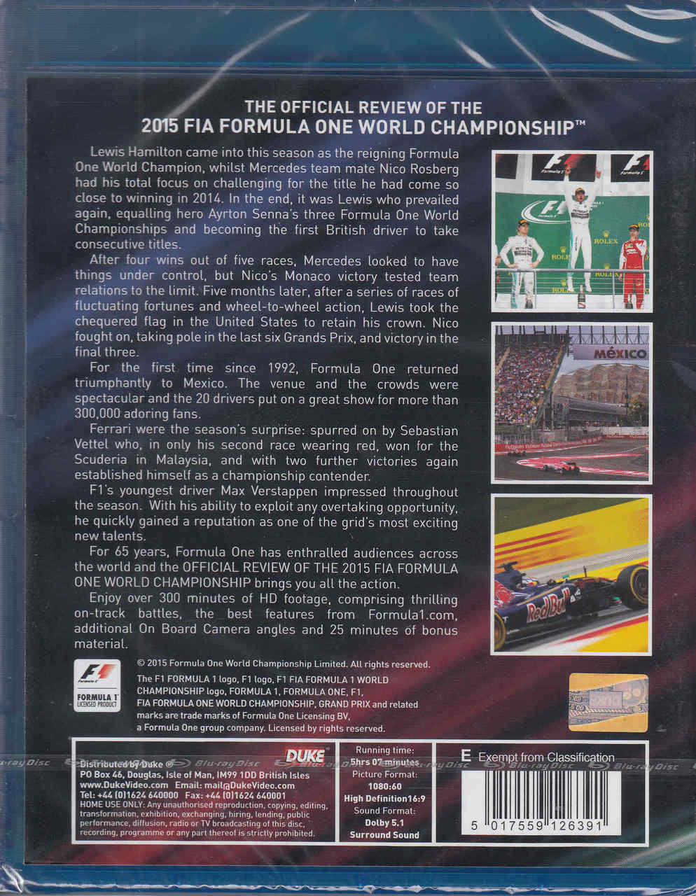 Formula One 2015 The Official Review Of the FIA World Championship That's What Champions Do - back